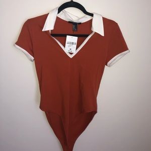 Collared Bodysuit